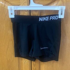 Nike Pro Women's Athletic Black Shorts. Size XS